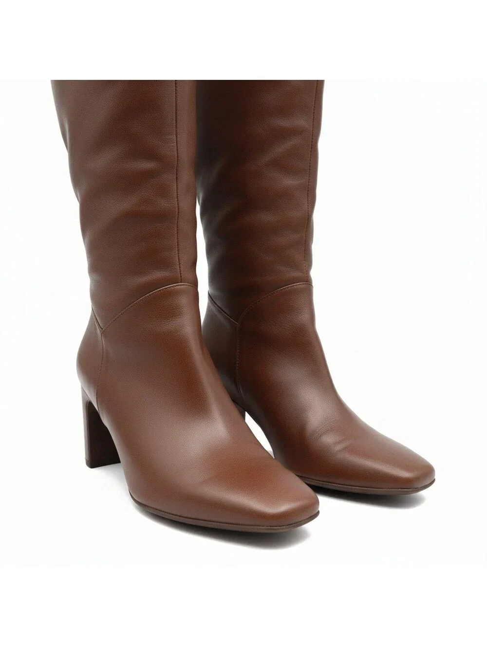 Naturalizer Women's Brown Leather Knee-High Boots